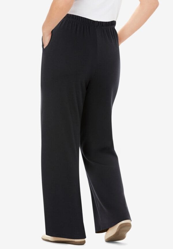 Togs Premium Wide-Leg Rib Pant